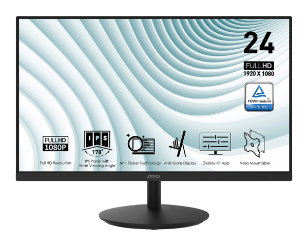 MSI MONITOR 24" MP242L FLAT 100HZ