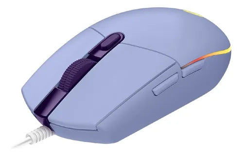 LOGITECH MOUSE C/CABLE G203 LILA GAMING