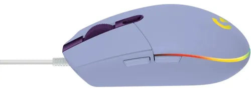 LOGITECH MOUSE C/CABLE G203 LILA GAMING