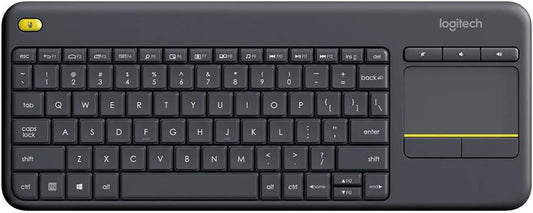 LOGITECH TECLADO K400 PLUS C/TOUCHPAD, INALAMBRICO