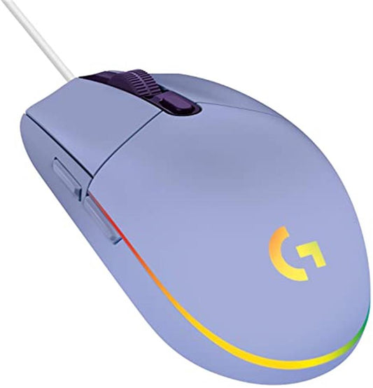 LOGITECH MOUSE C/CABLE G203 LILA GAMING