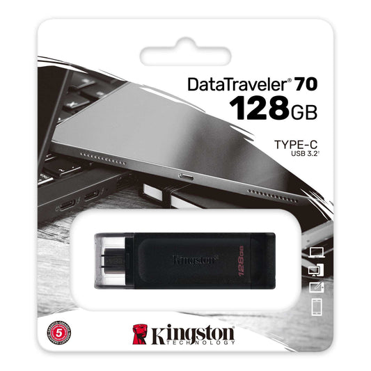 KINGSTON PEN DRIVE 128GB USB Type-C/ 3.2 DataTraveler 70