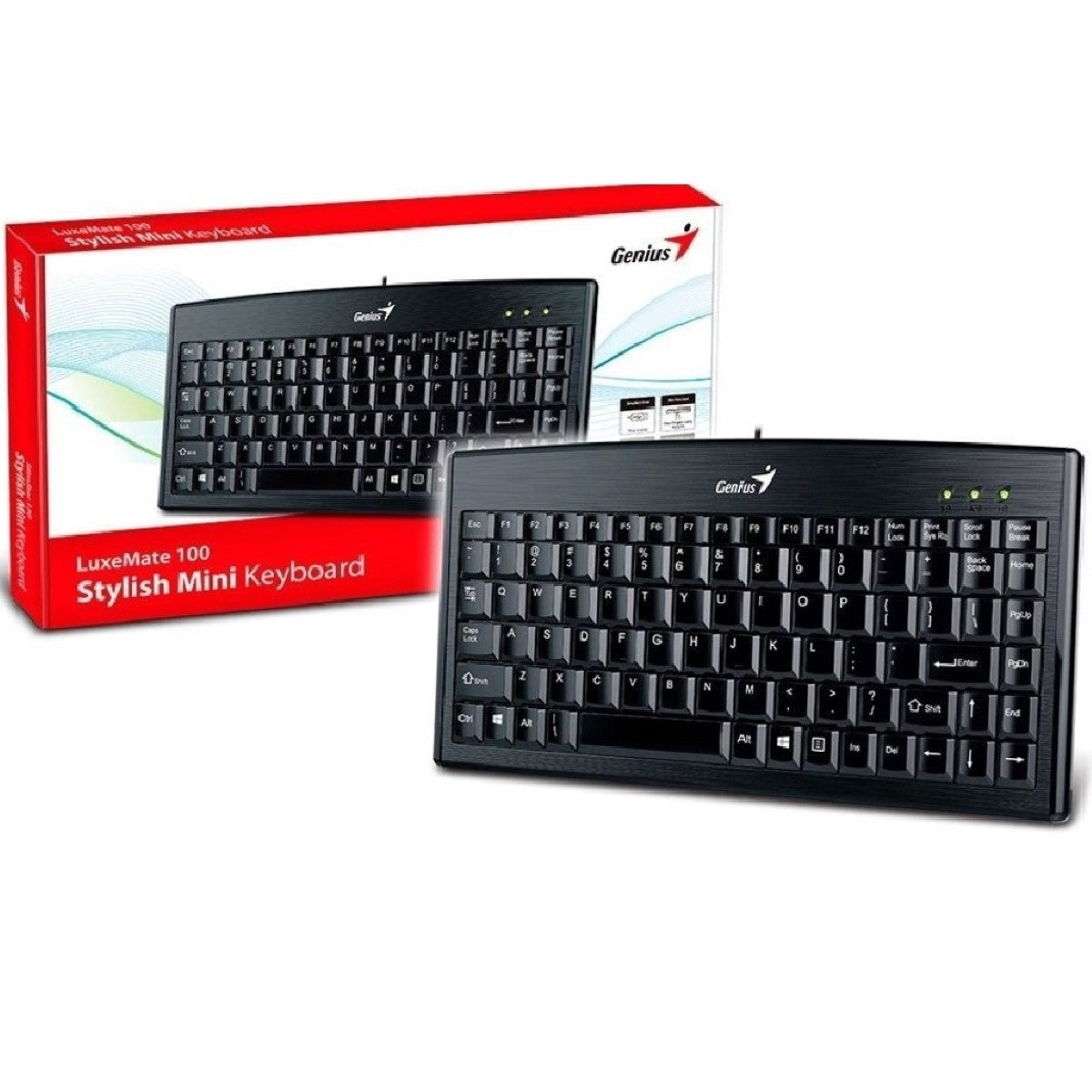 GENIUS TECLADO LUXEMATE 100 BLACK USB