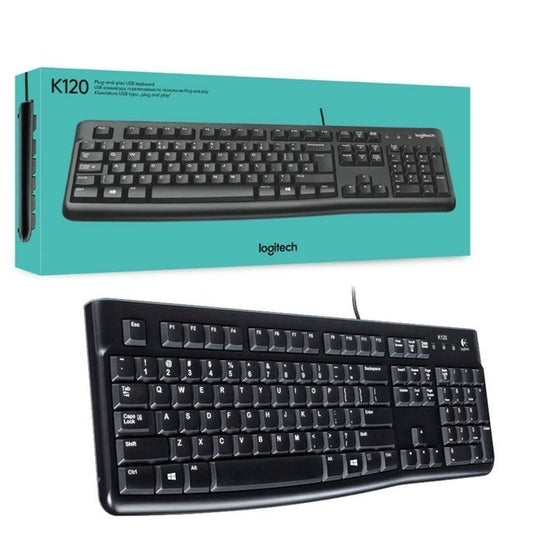 LOGITECH TECLADO K120 BLACK