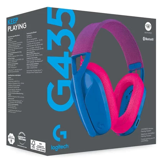 LOGITECH AURICULARES G435 AZUL INALAMBRICOS
