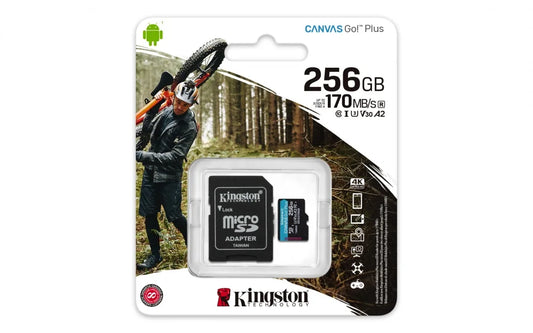 KINGSTON MICRO SD CANVAS GO PLUS 256GB