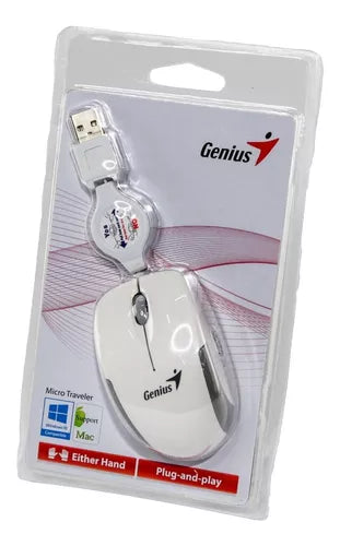 GENIUS MOUSE MICRO TRAVELER WHITE USB