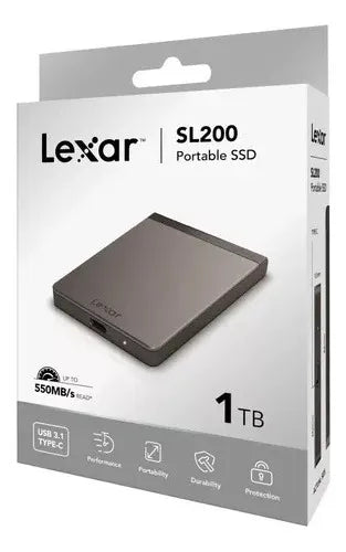 LEXAR SL200 1TB PORTABLE SSD USB-C