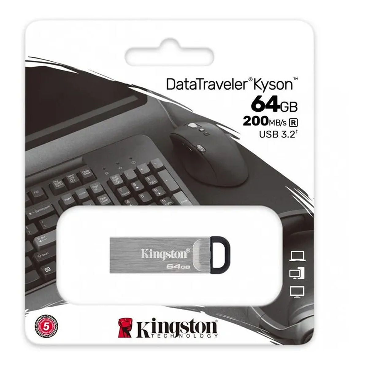 KINGSTON DATATRAVELER KYSON 64GB USB 3.2