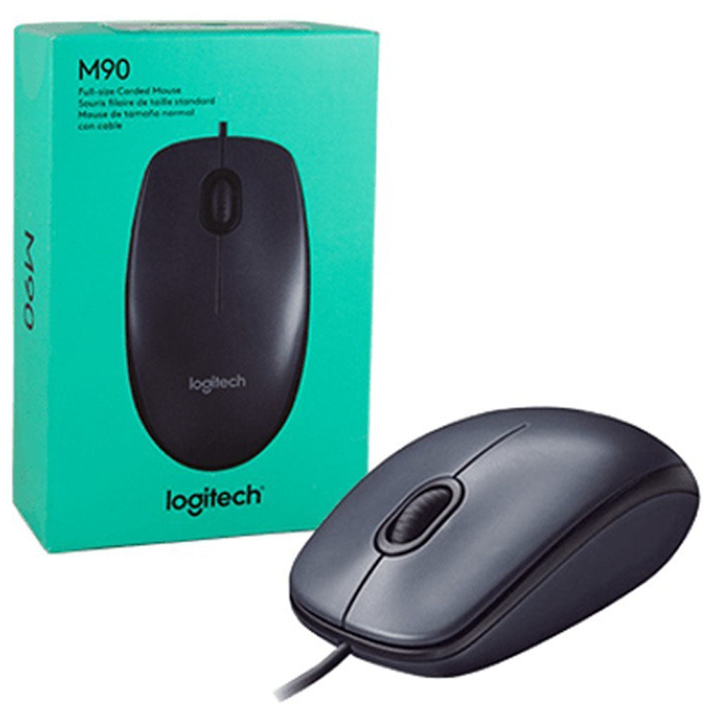 LOGITECH MOUSE M90 DARK MIDNIGHT GRAY