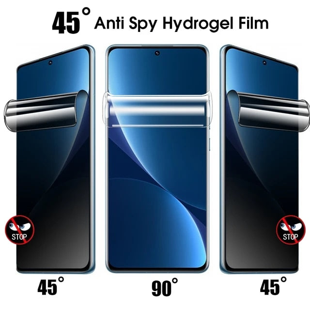 Hydrogel films Anti-spy