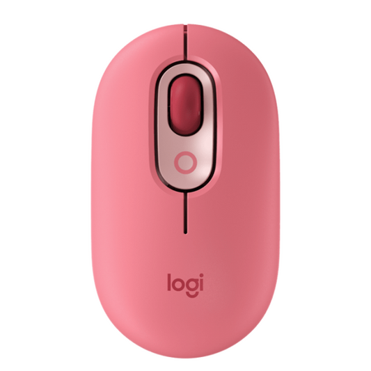 LOGITECH MOUSE POP INALAMBRICO CORAL ROSE