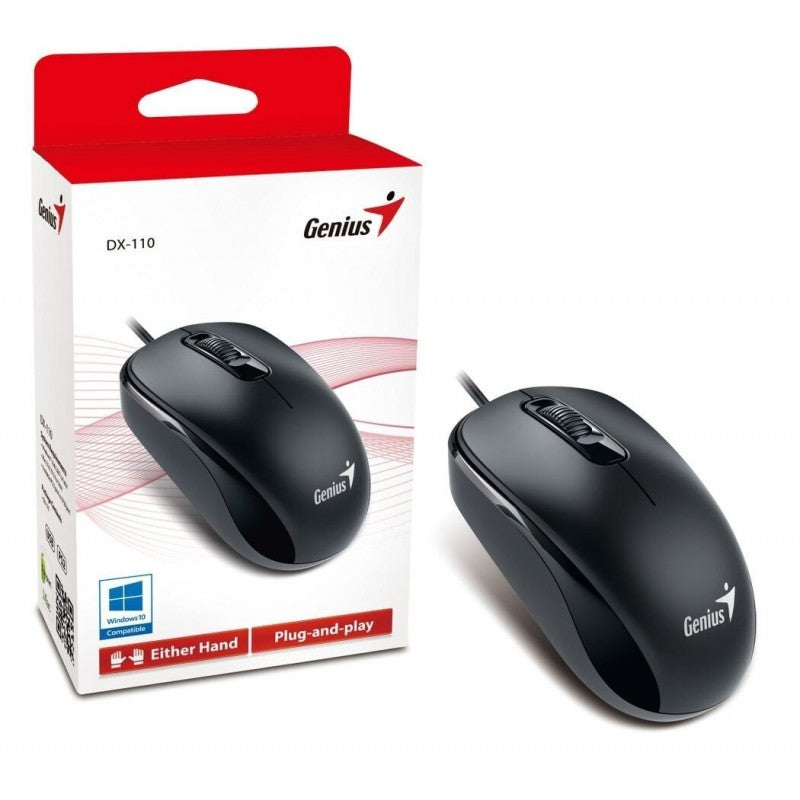 GENIUS MOUSE DX-110 USB BLACK