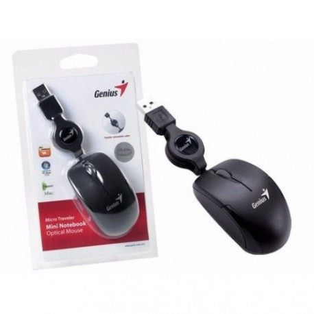 GENIUS MOUSE MICRO TRAVELER BLACK USB