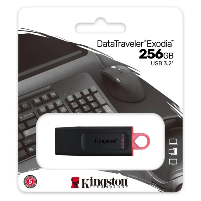 KINGSTON PEN DRIVE 256GB USB 3.2 DataTraveler Exodia